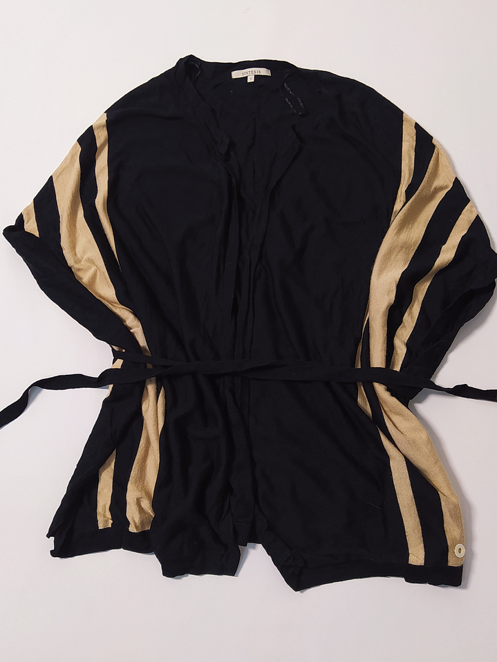 Kimono Negro Beige Talla S VM05 1