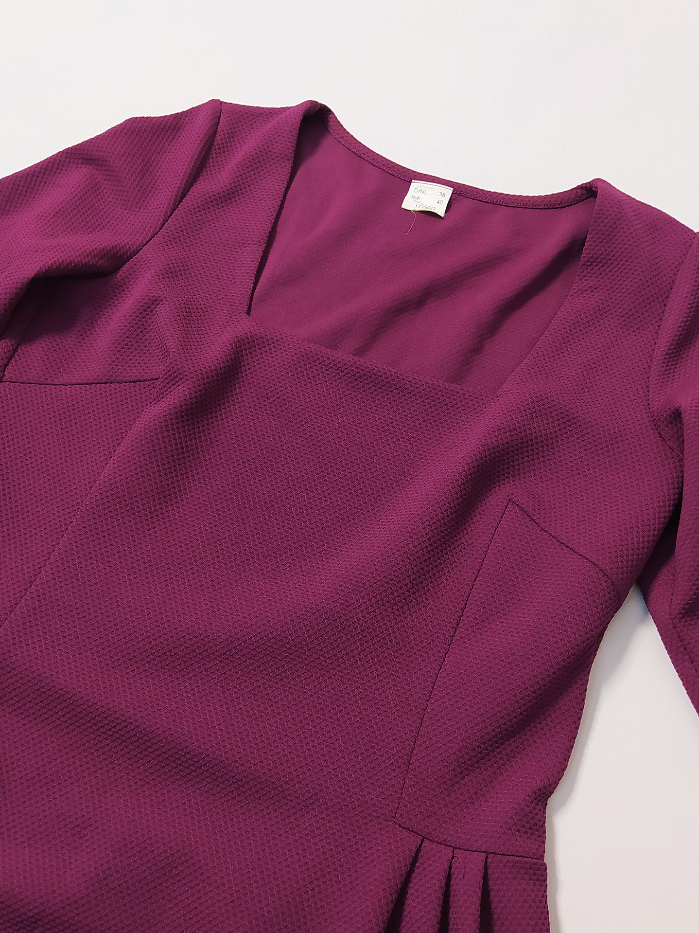 Blusa Burdeo Talla 38 VM06 2