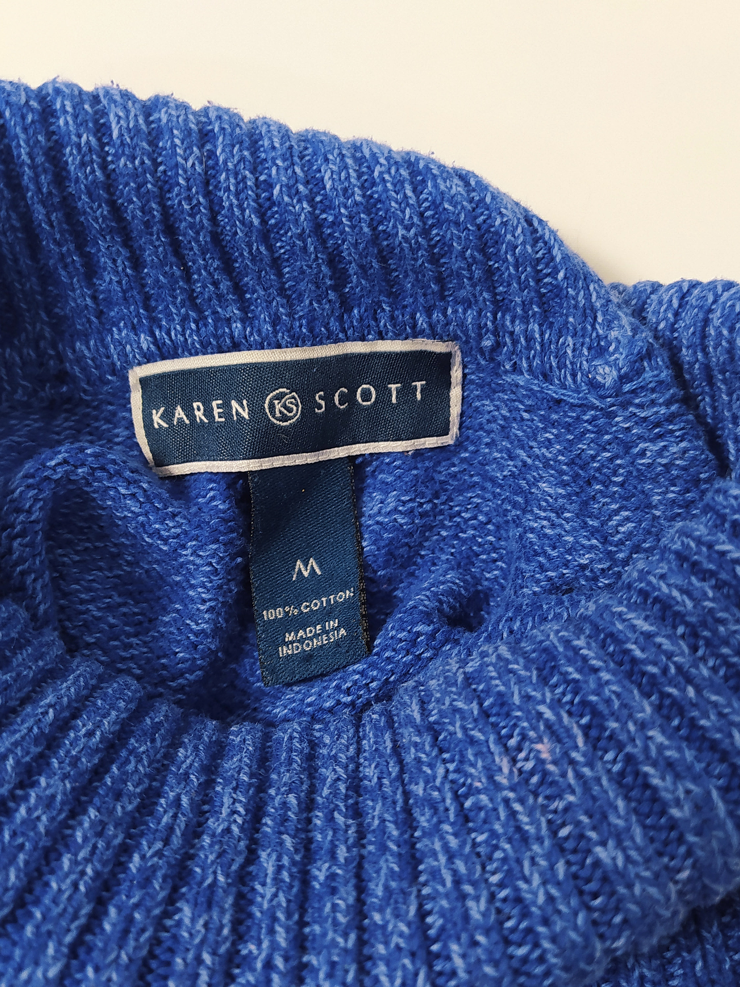 Sweater Azul Electrico Talla M VM08 2