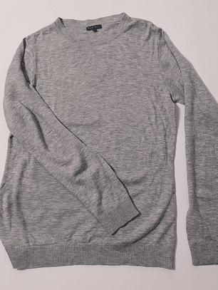 Sweater Gris Jaspeado Talla XL VM09