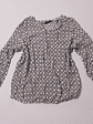 Blusa Crema Estampada Talla 44 VM15 - Miniatura 1