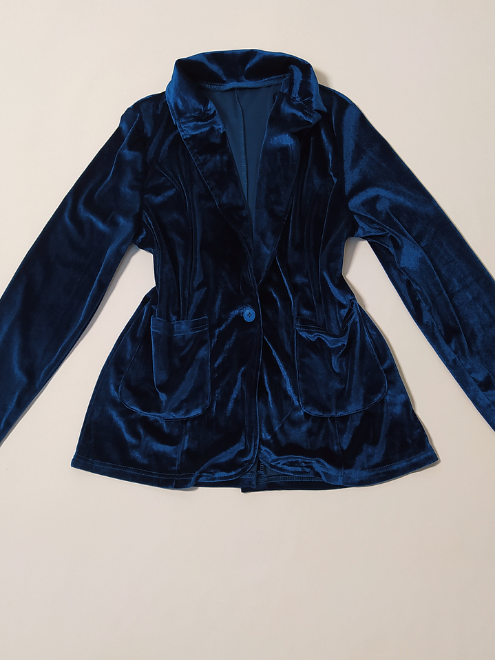 Blazer Azul Petroleo Talla M VM21 2