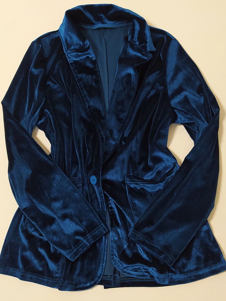 Blazer Azul Petroleo Talla M VM21 3