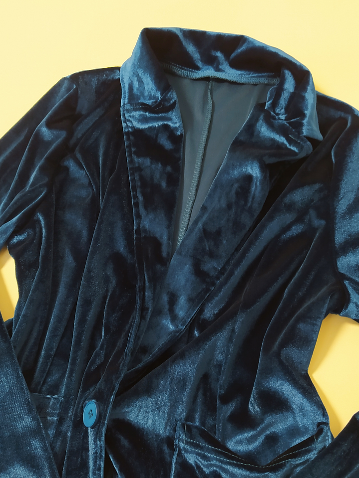 Blazer Azul Petroleo Talla M VM21 6