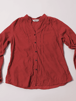 Blusa Rojo Oxido Talla M VM26
