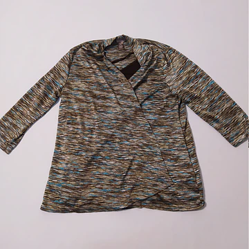 Blusa Cruzada Multicolor Talla L VM31