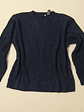 Sweater Azul Marino Talla L VM32 - Miniatura 2