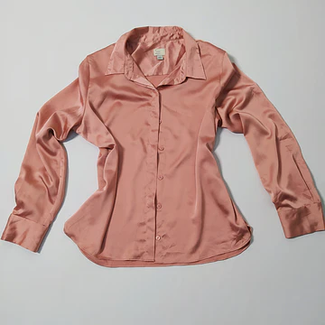 Blusa Rosa Salmon Talla L VM33