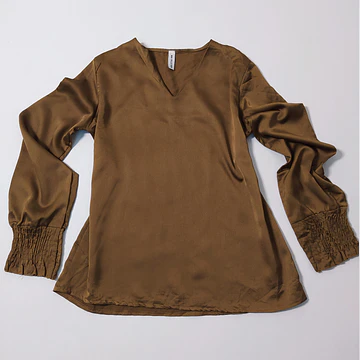 Blusa Cafe Camel Talla ML VM34