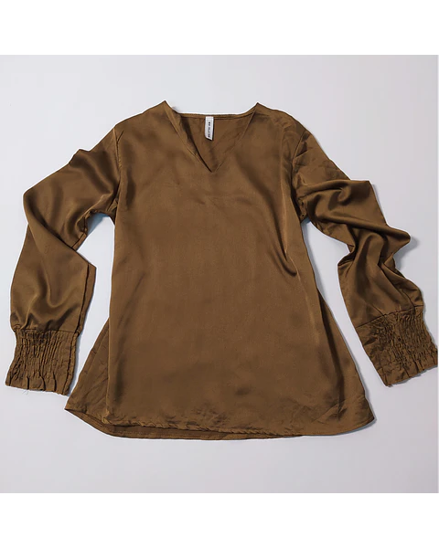 Blusa Cafe Camel Talla ML VM34