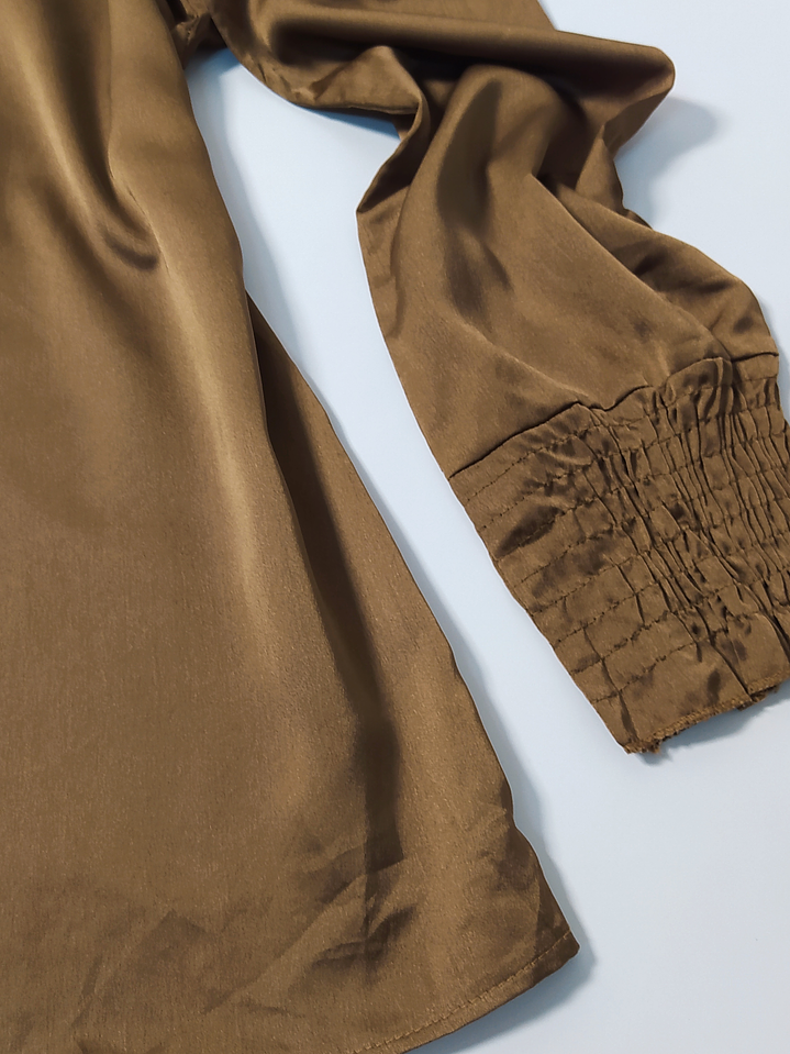 Blusa Cafe Camel Talla ML VM34 2