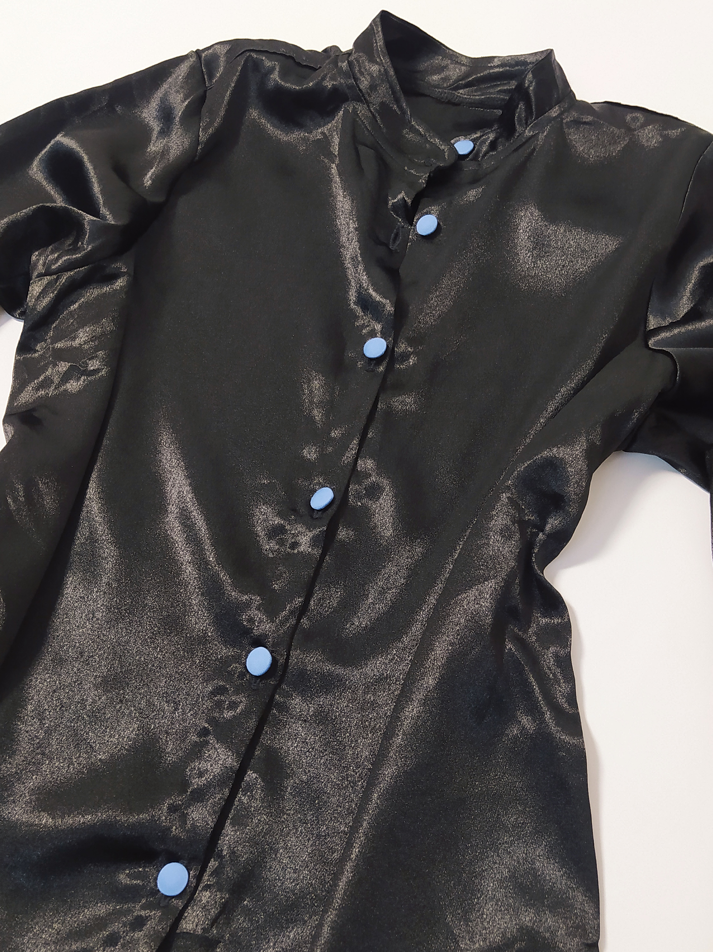 Blusa Negra Elegante Talla M VM28 2