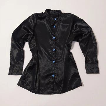 Blusa Negra Elegante Talla M VM28