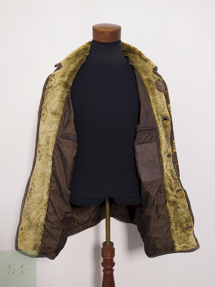 Chaqueta Cuero y Lana Estilo Heritage con Forro Interior Abrigado – Talla XL 5