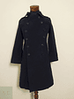 Abrigo Cruzado Azul Marino Doble Botonadura – Talla XXS - Miniatura 1