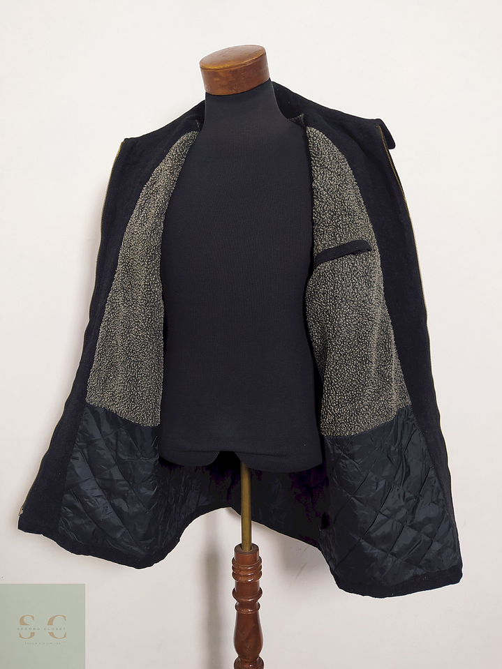 Chaquetón Pull & Bear Plomo Oscuro con Interior Abrigado – Talla XL 7