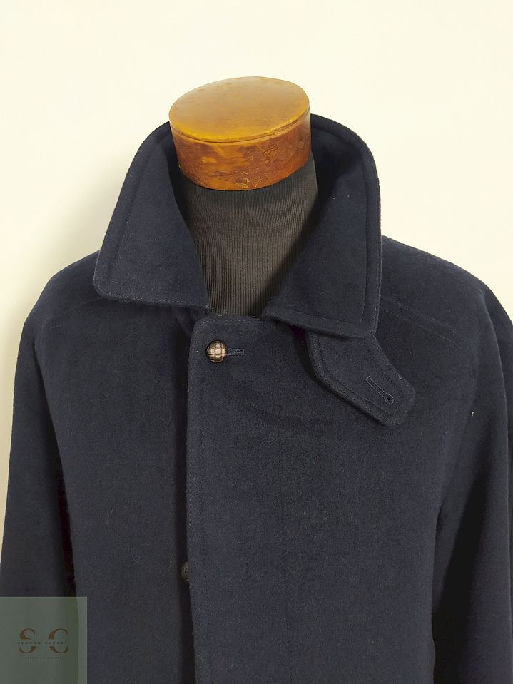 Abrigo Loden Olloqui Azul Oscuro – Lana Blend Premium – Talla XL 2