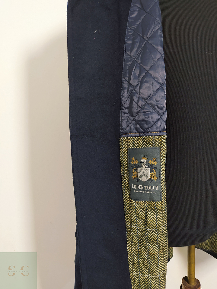 Abrigo Loden Olloqui Azul Oscuro – Lana Blend Premium – Talla XL 8