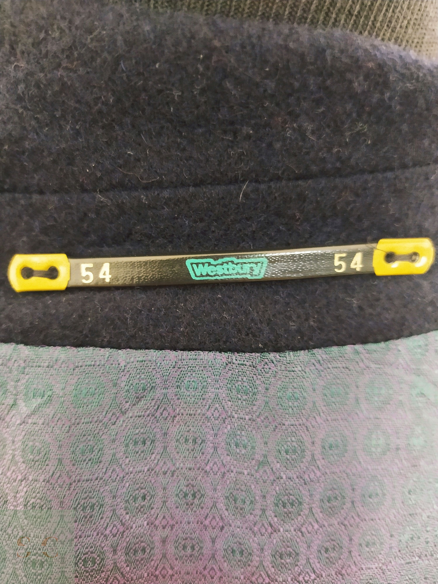 Abrigo Largo Westbury Azul Oscuro – Lana Blend Premium – Talla XXL 8