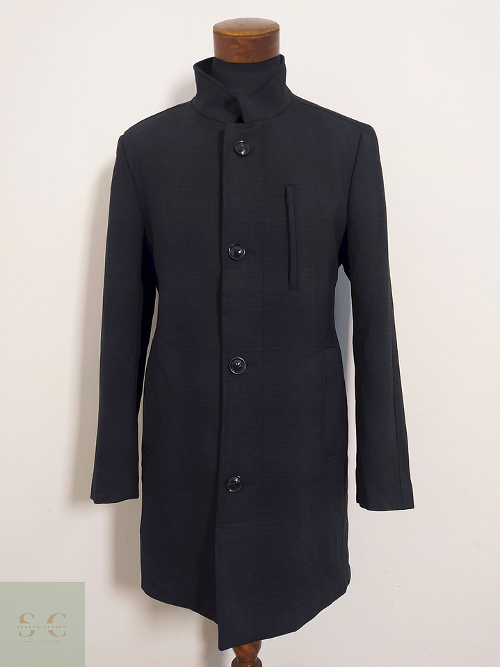 Abrigo Emilio Adani Gris Plomo – Corte Moderno – Talla ML 2