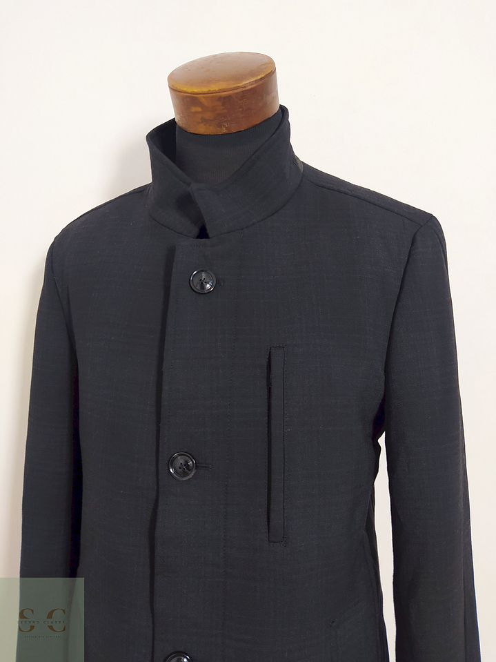 Abrigo Emilio Adani Gris Plomo – Corte Moderno – Talla ML 3