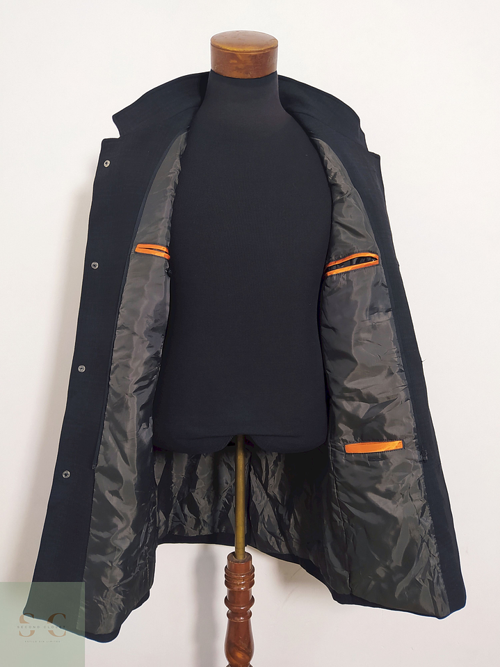 Abrigo Emilio Adani Gris Plomo – Corte Moderno – Talla ML 4