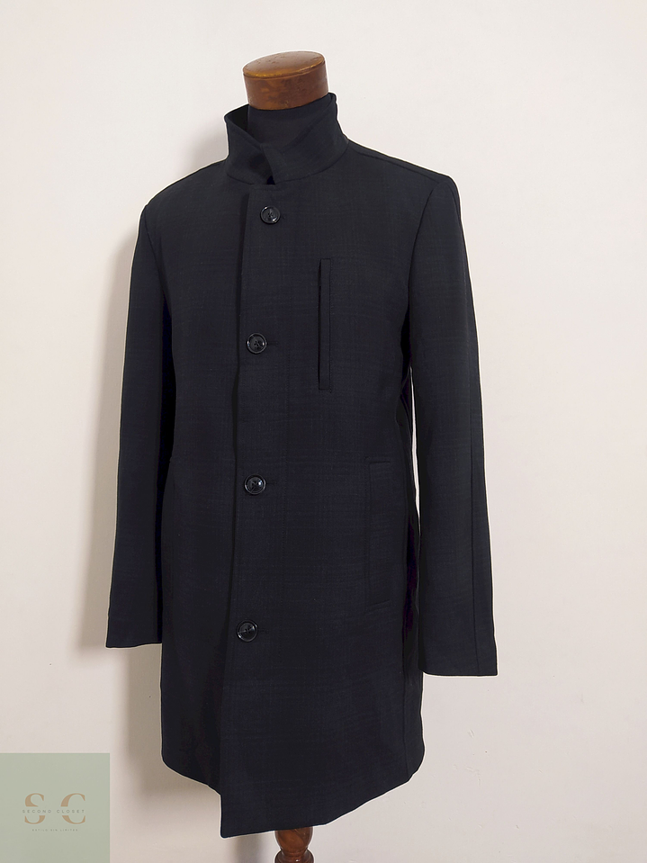 Abrigo Emilio Adani Gris Plomo – Corte Moderno – Talla ML 8