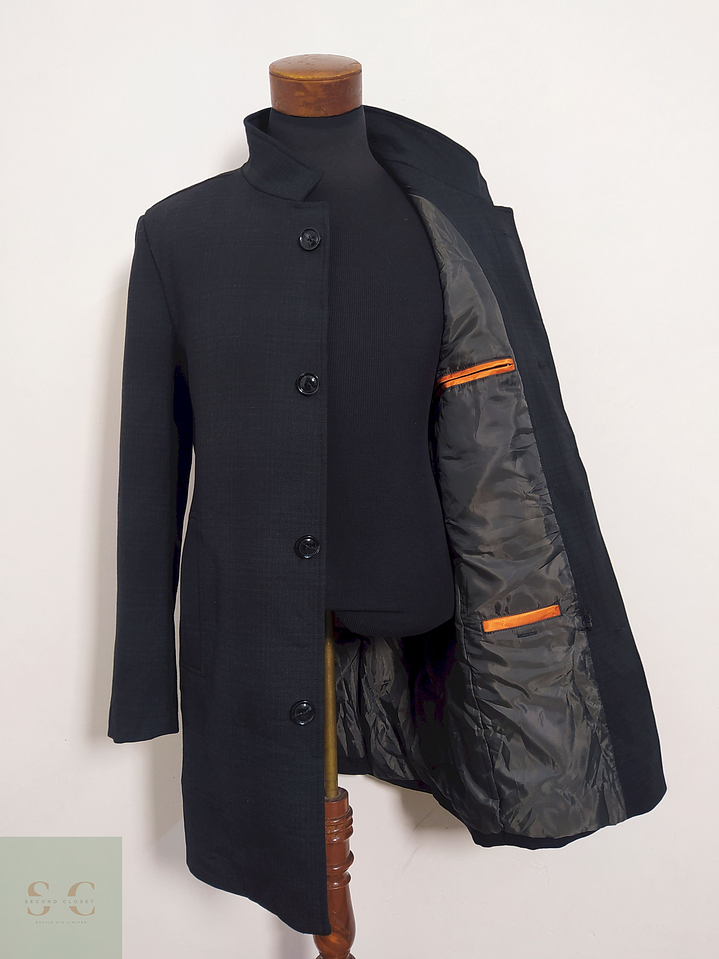 Abrigo Emilio Adani Gris Plomo – Corte Moderno – Talla ML 9