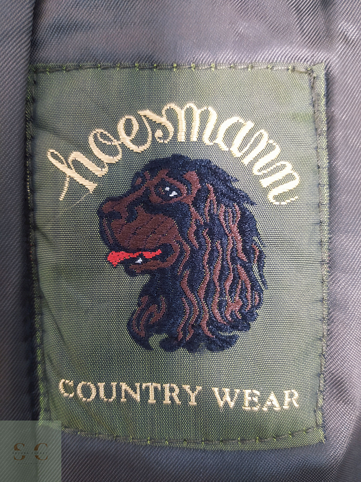 Abrigo Hoesmann Country Wear Verde 80% lana Talla XXL-XXXL 16