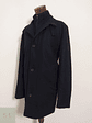 Abrigo Andrews James Negro 70% lana Talla XL - Miniatura 2