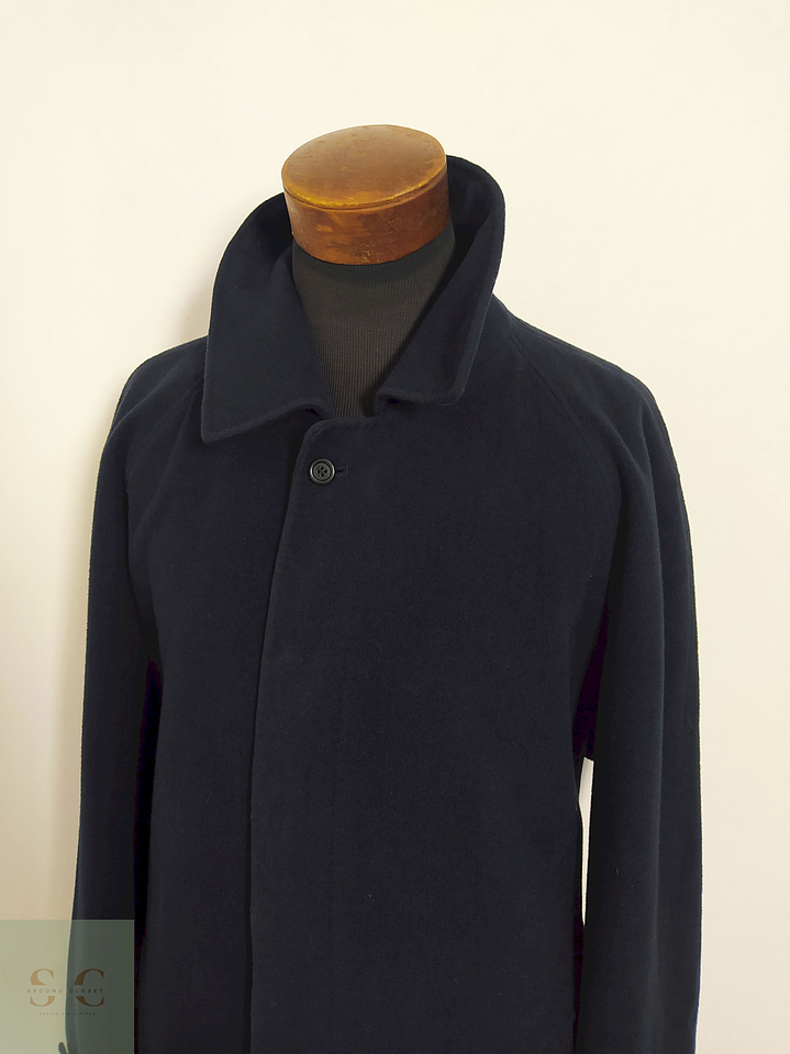 Abrigo Blicker Reese Azul Lana virgen y cashmere Talla XL 4