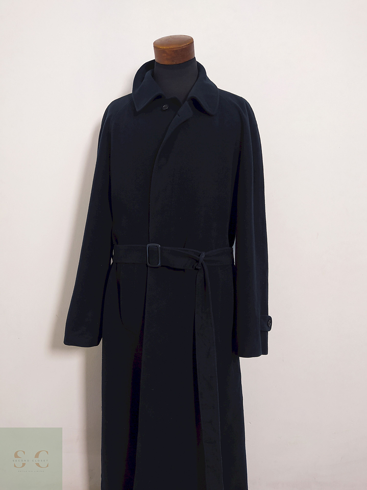 Abrigo Blicker Reese Azul Lana virgen y cashmere Talla XL 11