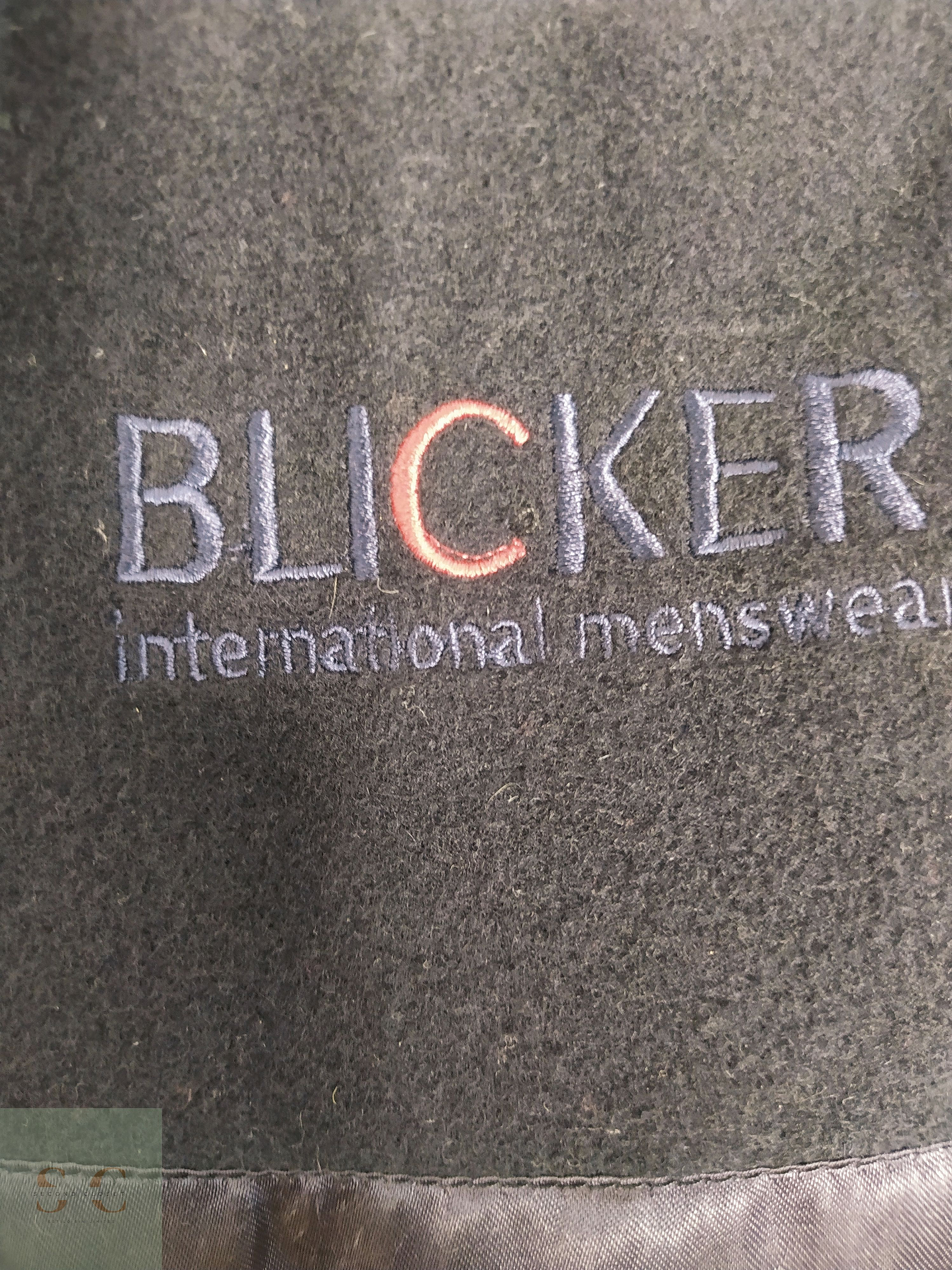 Abrigo Blicker Reese Azul Lana virgen y cashmere Talla XL 17