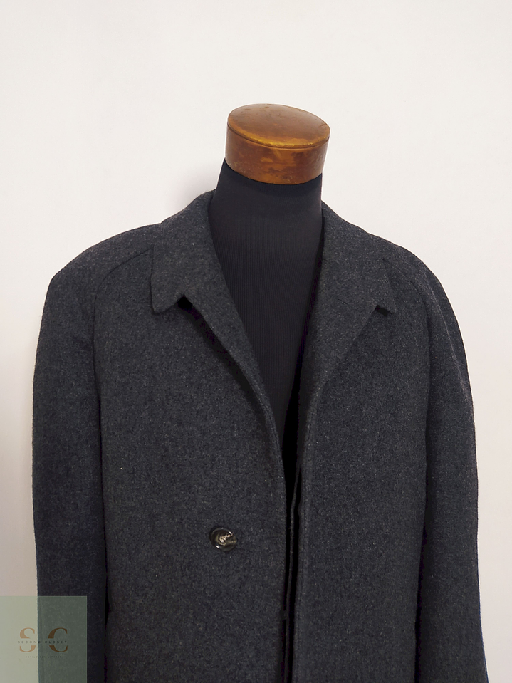 Abrigo Modell Keil München Plomo 100% lana virgen Talla M 2