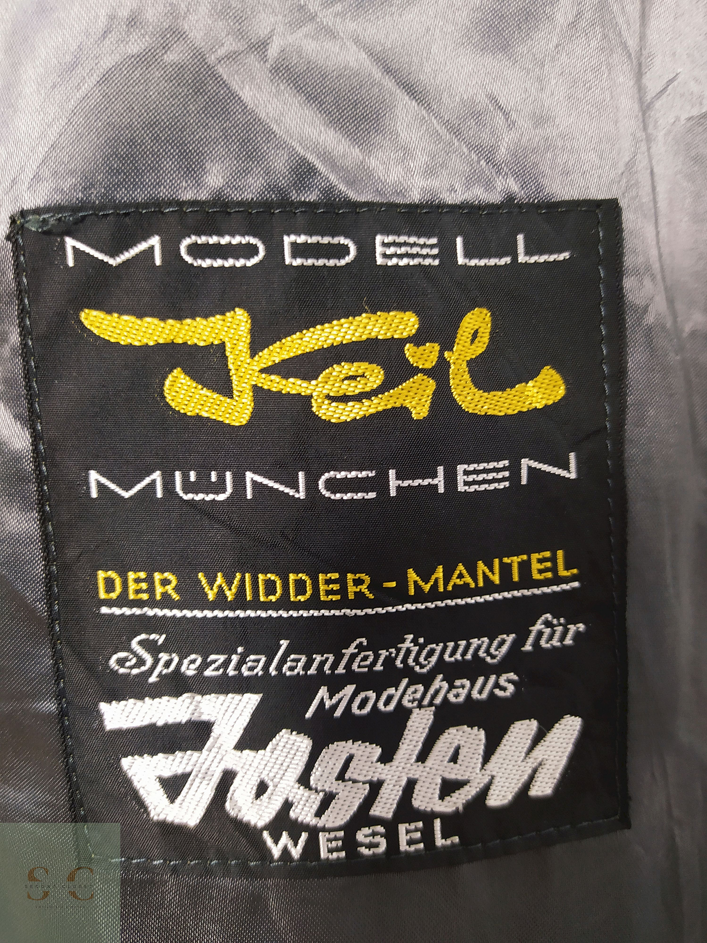 Abrigo Modell Keil München Plomo 100% lana virgen Talla M 8