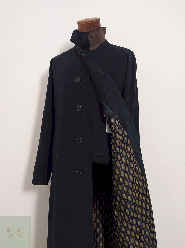 Abrigo Daré Bridge Negro grafito 75% lana virgen 5% cashmere 20% poliamida Talla XXL 4