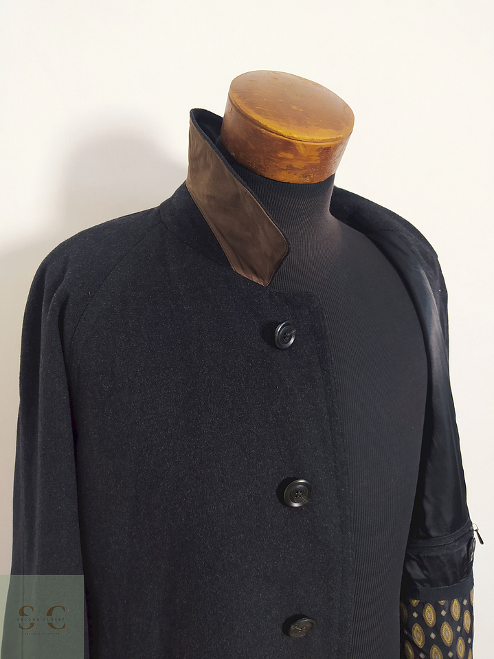 Abrigo Daré Bridge Negro grafito 75% lana virgen 5% cashmere 20% poliamida Talla XXL 8