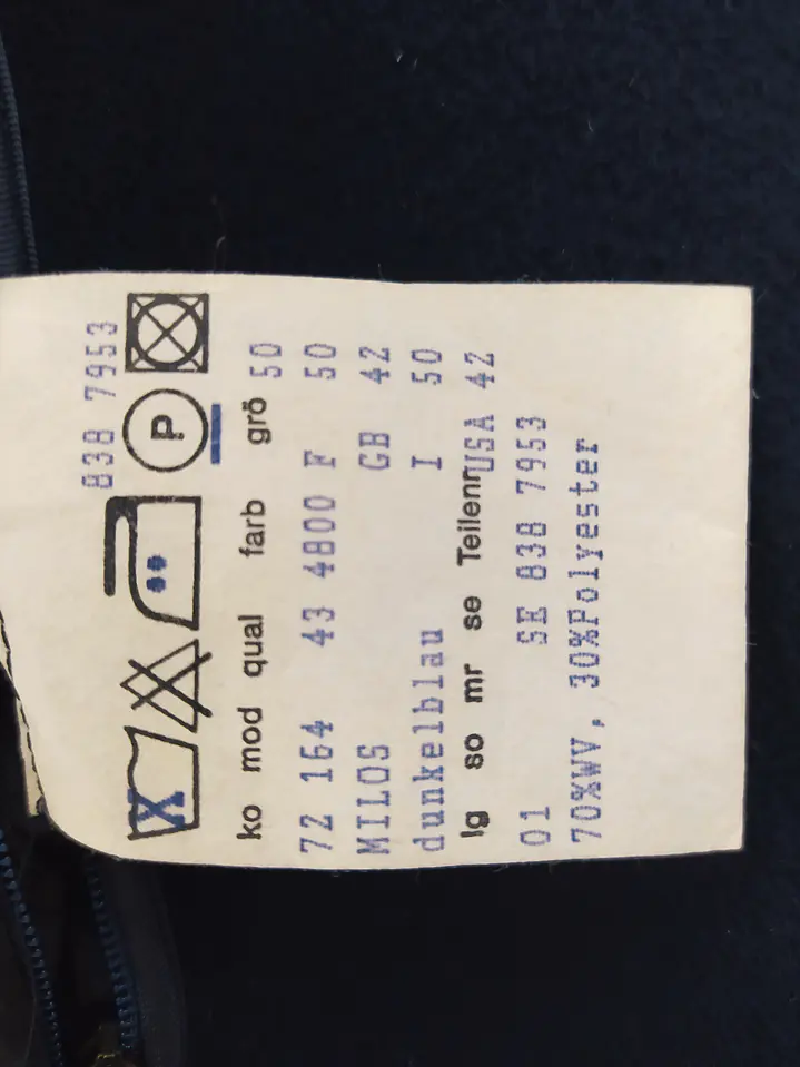 Abrigo Largo Schneiders Salzburg Azul Marino – Lana Premium – Talla XXL 6