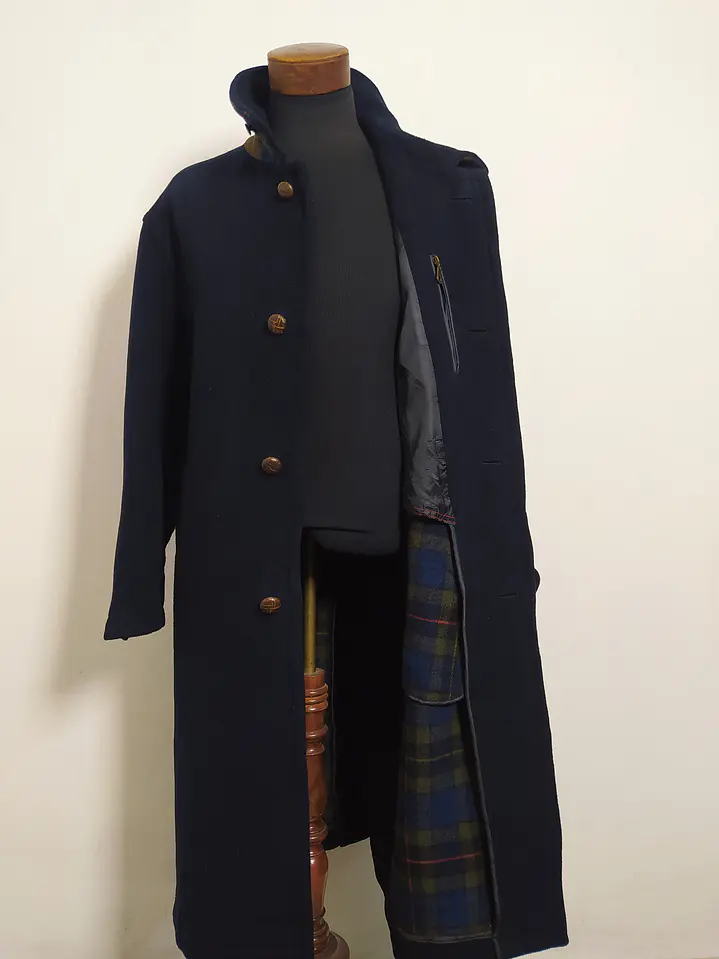 Abrigo Largo Schneiders Salzburg Azul Marino – Lana Premium – Talla XXL 1