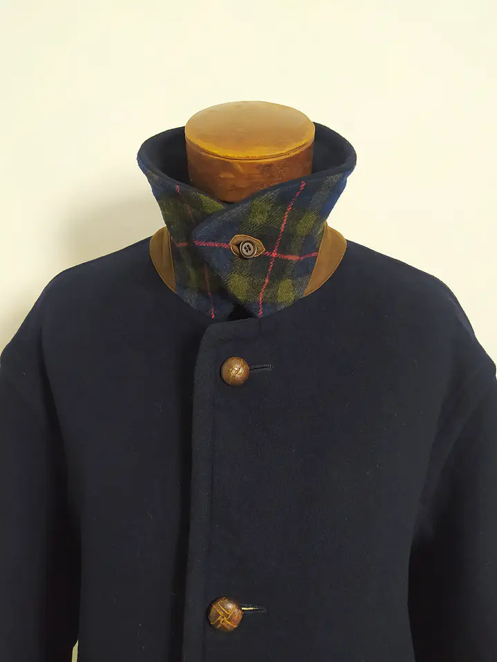 Abrigo Largo Schneiders Salzburg Azul Marino – Lana Premium – Talla XXL 3