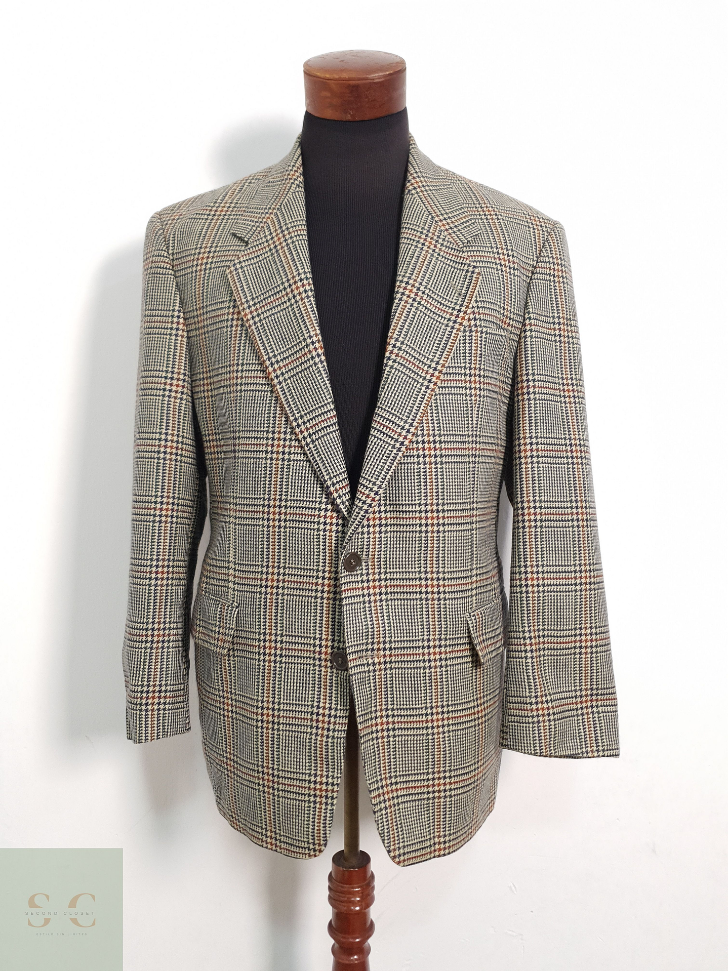 Veston Benvenuto 100% lana Talla L 1