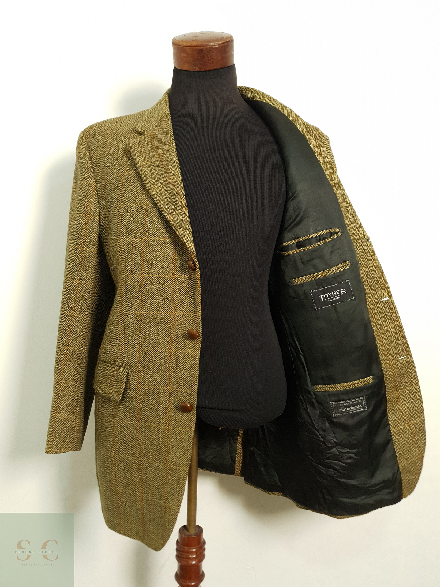 Veston Toyner 100% lana Talla LXL 1