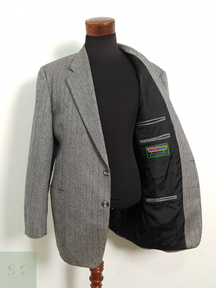 Veston Westbury 100% lana espiga Talla XL 3