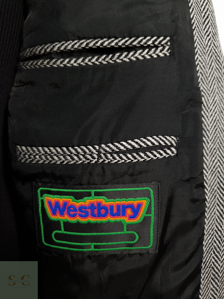 Veston Westbury 100% lana espiga Talla XL 6