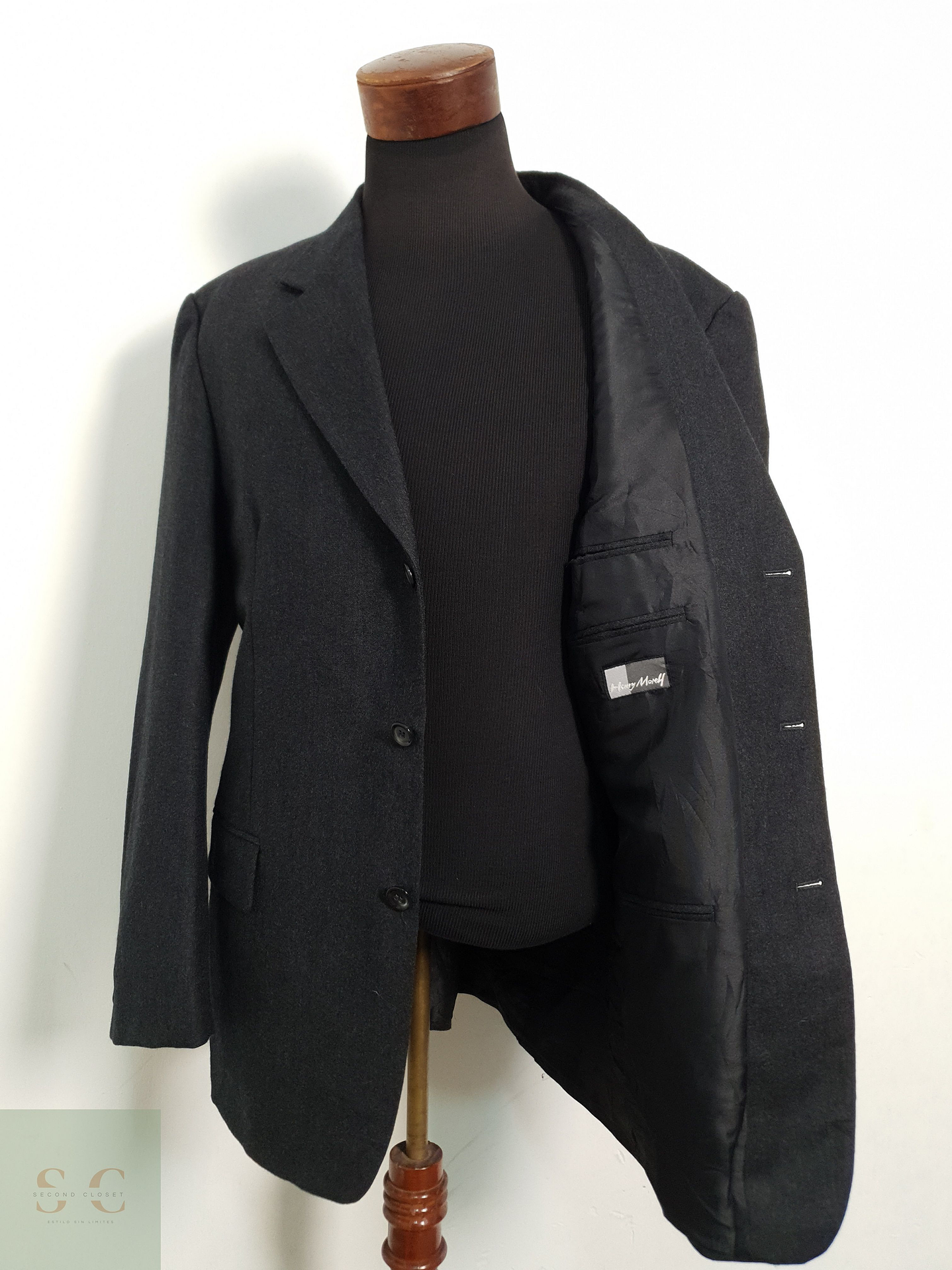 Veston Henry Morell 100% lana Talla LXL 6