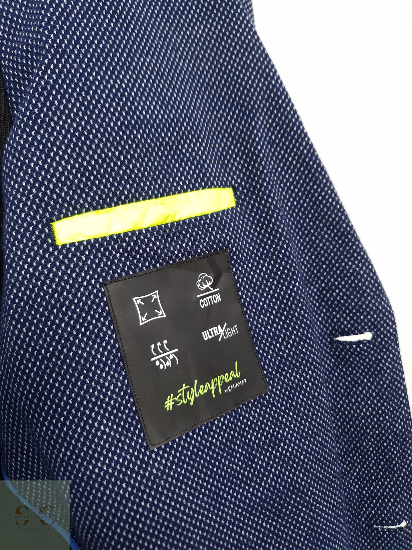 Veston Calamar StyleAppeal 100% algodón Talla L 6