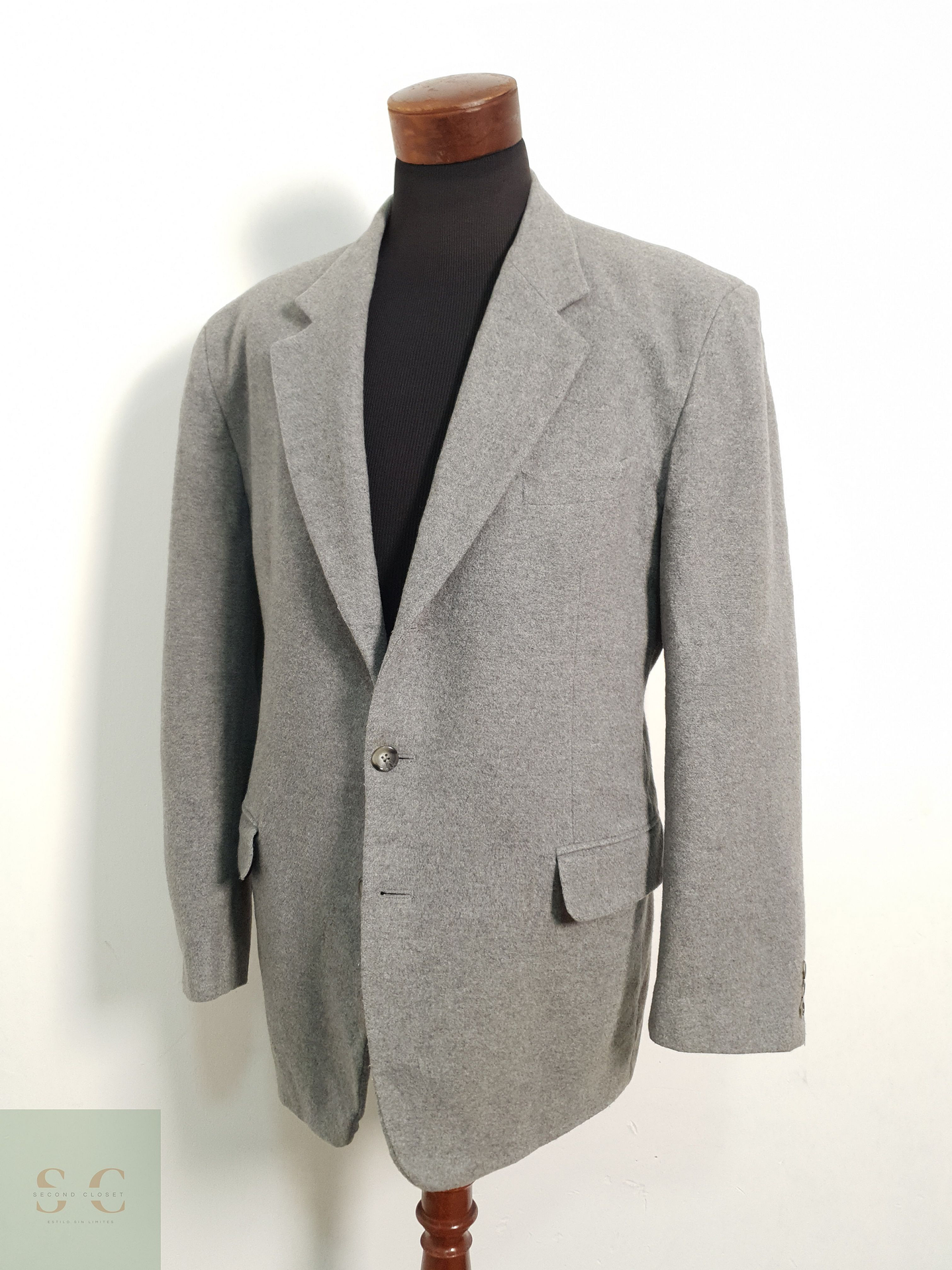 Veston Henry Morell 60% lana + 10% cashmere Talla XXL 1