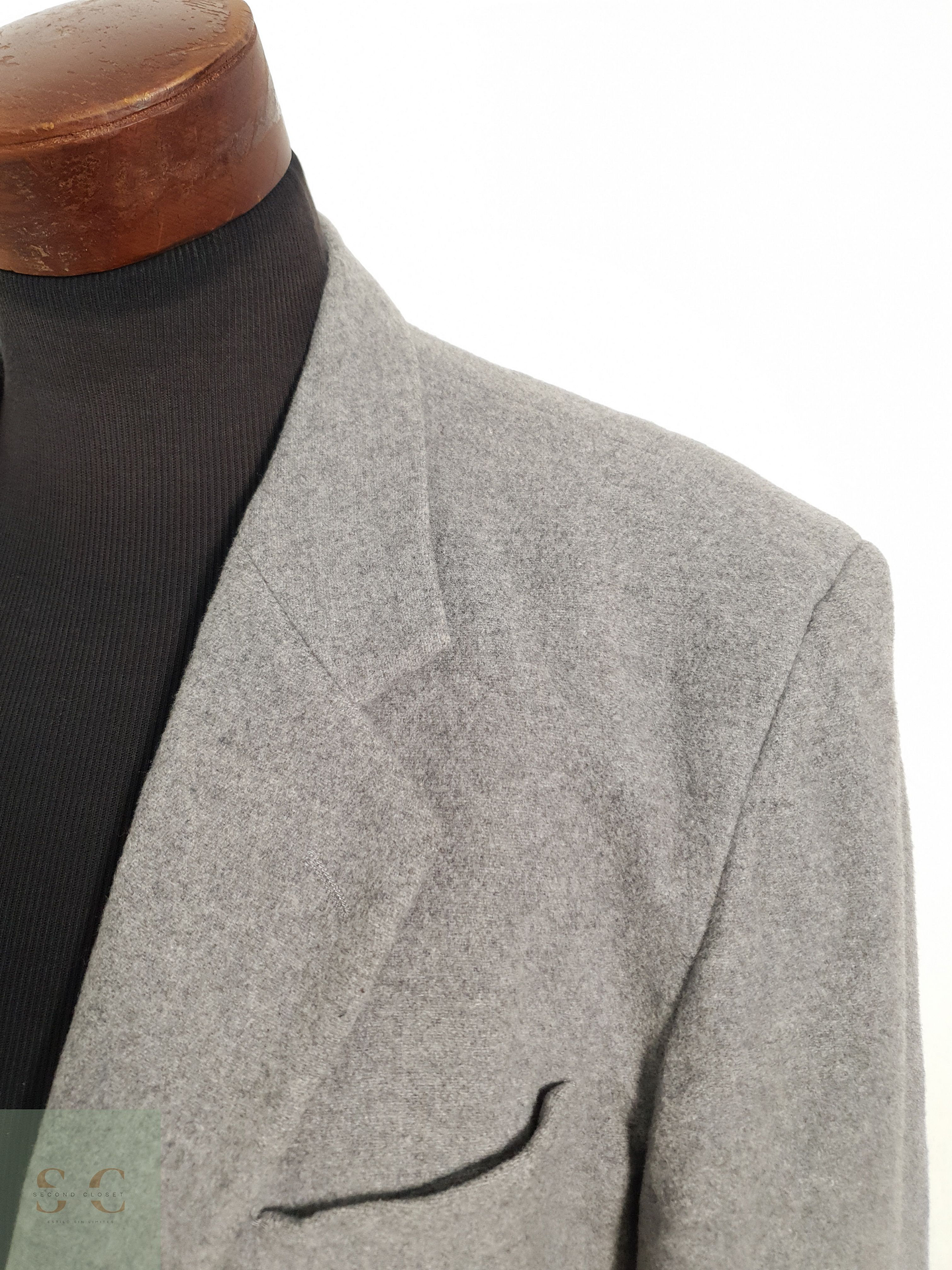 Veston Henry Morell 60% lana + 10% cashmere Talla XXL 7