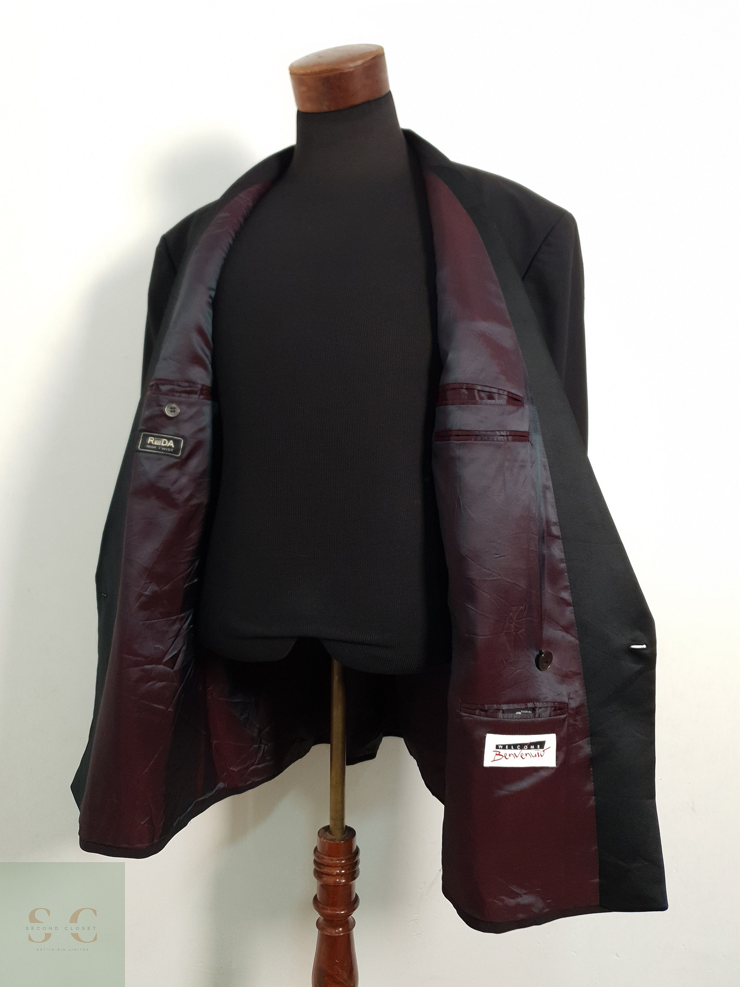 Veston Benvenuto + REDA 100% lana virgen (REDA) Talla XXL 7