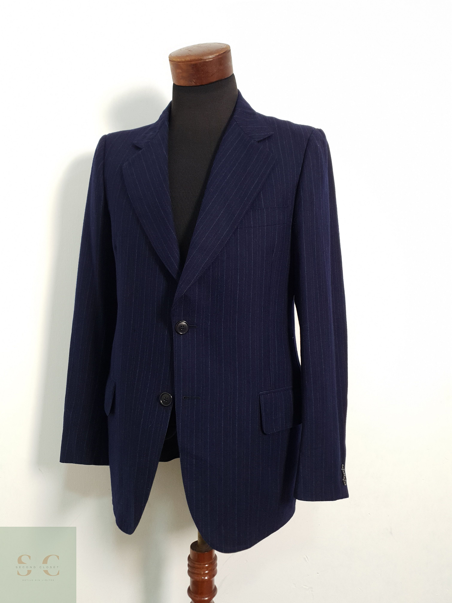 Veston Gregory 100% lana virgen Talla SM 1